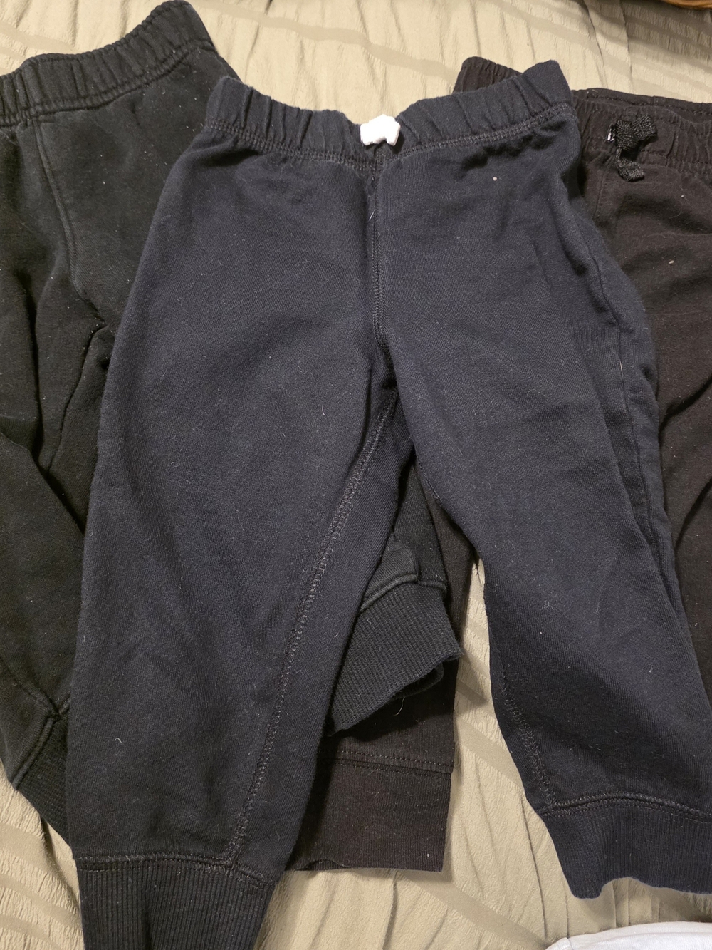 Carter's Black Kids Jogger Sweatpants
